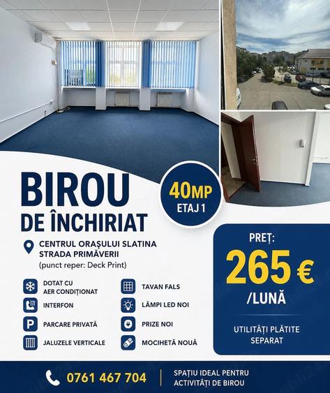 Spațiu comercial, de 40 mp, în Central