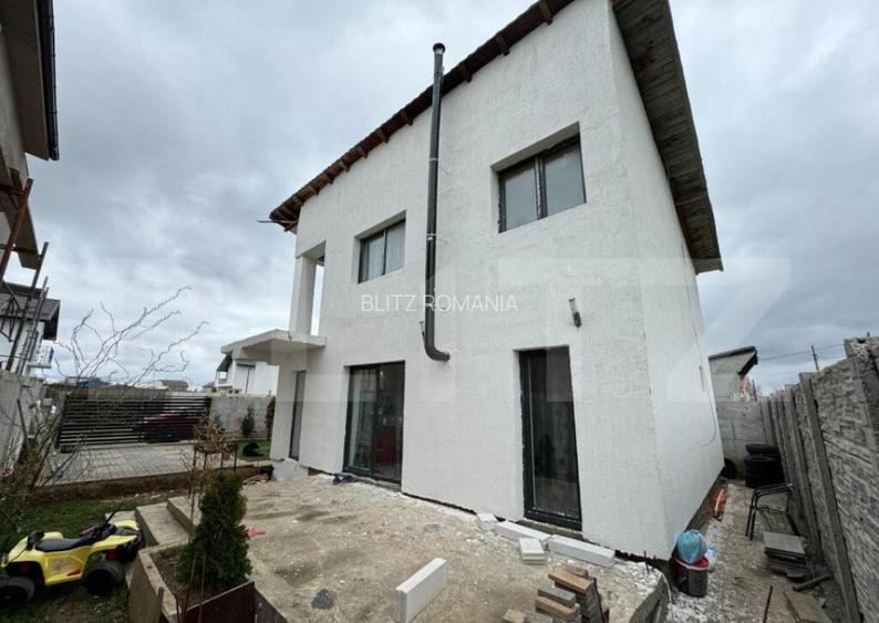 Casa P+1 cu 3 camere, 80 mp utili, 205 mp teren, zona Aeropo