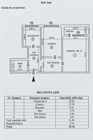 Apartament cu 2 camere decomandat în Alexandru cel Bun