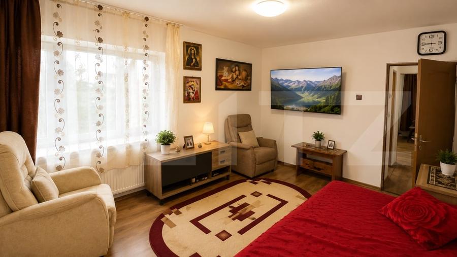 Apartament cu 2 camere decomandat, mobilat în Călan