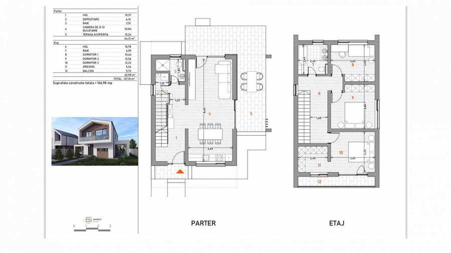 *Vilă Bucium-Vișan* - 650mp teren - *toate utilitățile* - 7