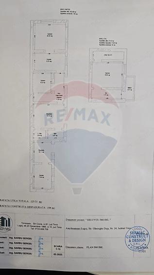 Casă cu 3 camere cu Teren 475 Mp în Central