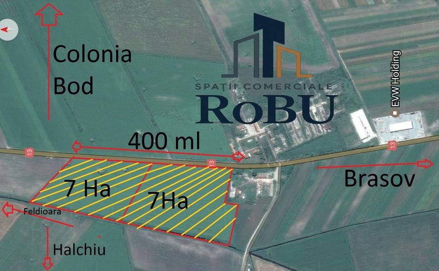 TEREN fotovoltaic 7,14 sau 21-Ha DN 13 # Spatii comerciale RoBU - 5