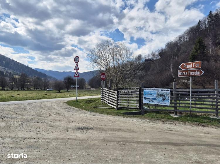 Teren intravilan cu vedere la munte, 1200 mp, acces usor, Plaiul Foii - 12
