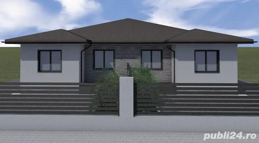 Casa duplex parter Giroc , 445mp teren fiecare jumatate , 114 mp utili - 5