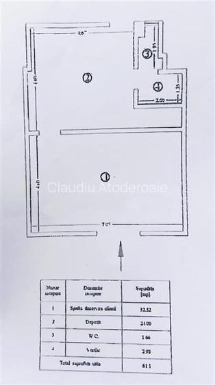 Spatiu comercial de vanzare