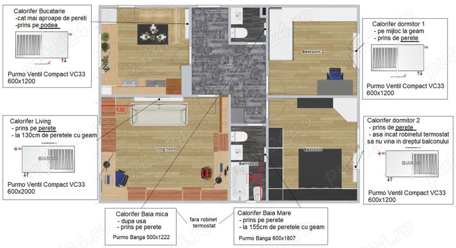 Vand apartament 3 camere in proximitatea USAMV si Platinia - 7