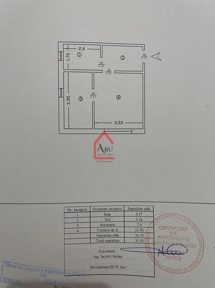 Apartament o camera Lunca Cetatuii, strada Editurii - 5