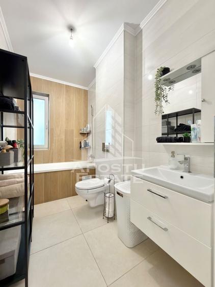 Apartament cu 2 camere mobilat si utilat decomandat in Giroc la asfalt - 13