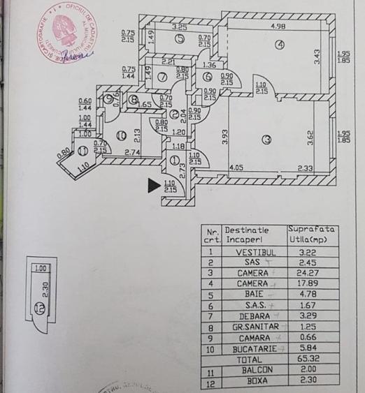 Apartament 2 camere, Calea Victoriei, etaj 1, bloc - lista 2, mobilat, (video) - 26