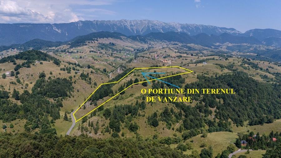 Teren cu panorama unica si incredibila in Sirnea - 2