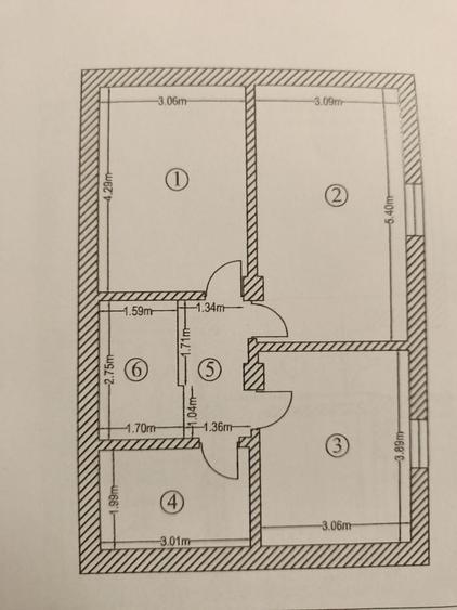 Vila in Varteju cu patru camere,curte mare - 9