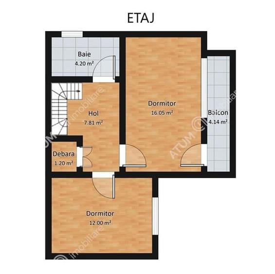 Casa spatioasa cu 3 camere cu garaj si gradina in zona Turnisor Sibiu - 6