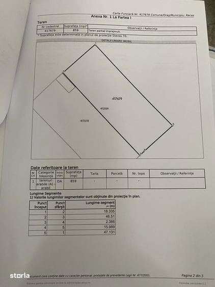 Vand teren intravilan Stanciova - 2