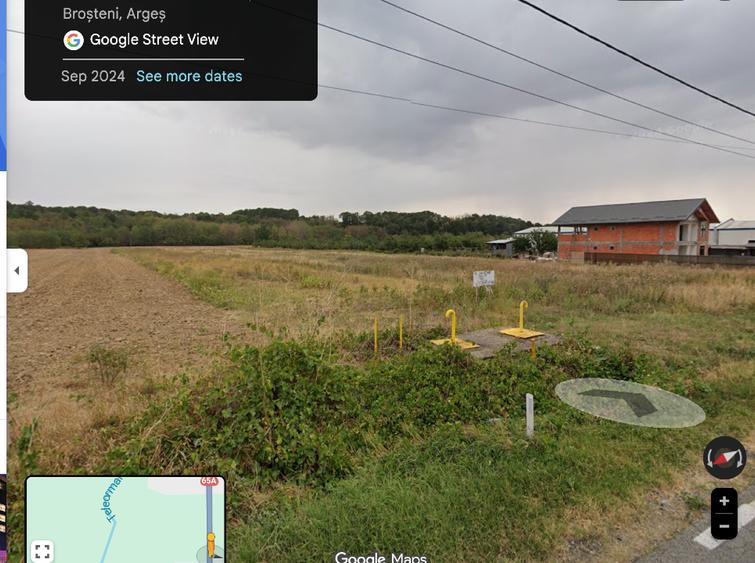 Vand 5059 mp teren plat in Podu Brosteni, Arges - 2