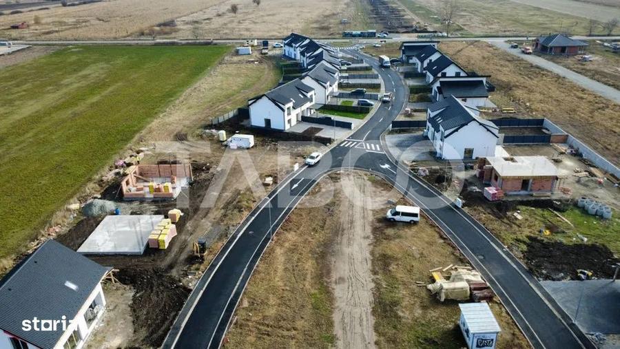 Casa individuala de vanzare cu teren generos- predare la alb - 4