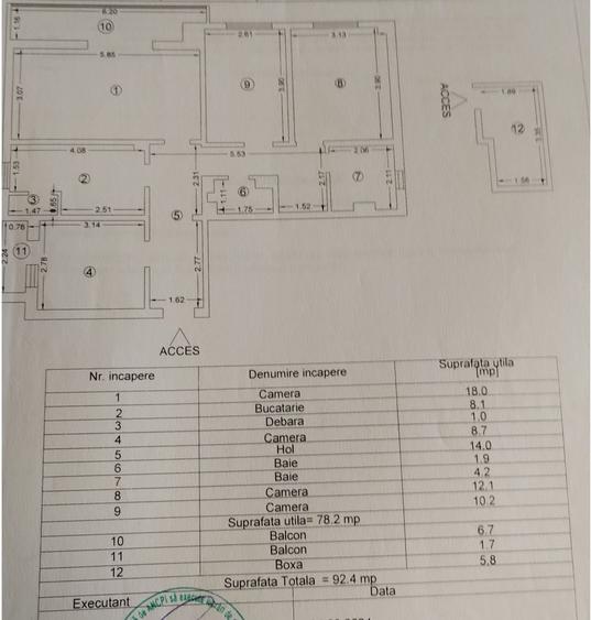 Apartament 4 camere decomandat Dacia - 2