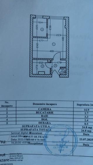 Garsoniera 25 Mp - Sebastian - Buzoieni - 8