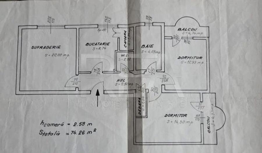 Vand apartament 3 camere Rahova - 6