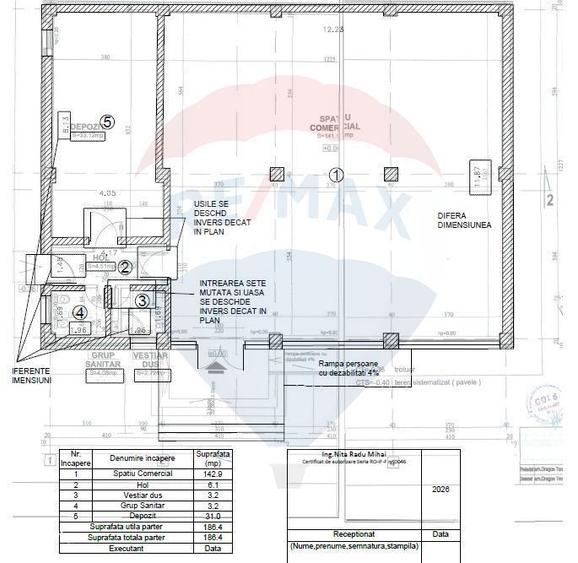 Spatiu comercial de inchiriat 186mp Bragadiru str Neamului Leroy - 4