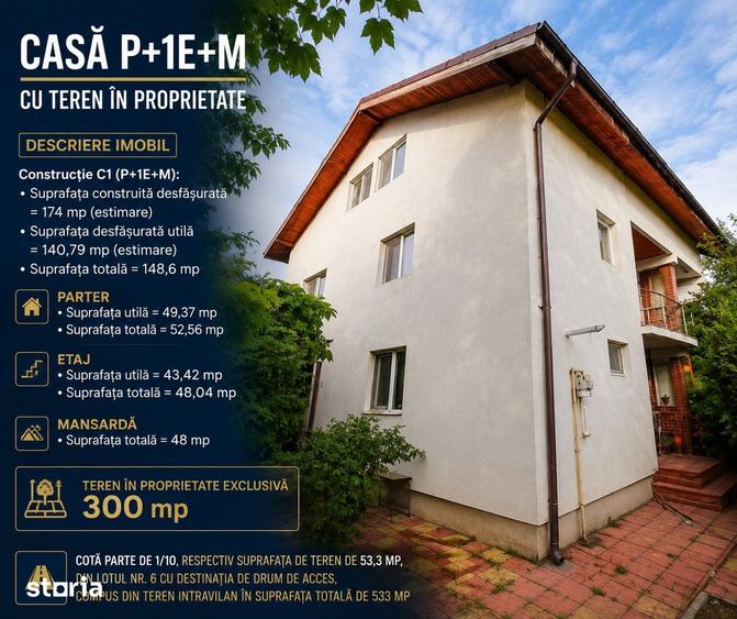 Casă cu 4 camere cu Teren 350 Mp în Central
