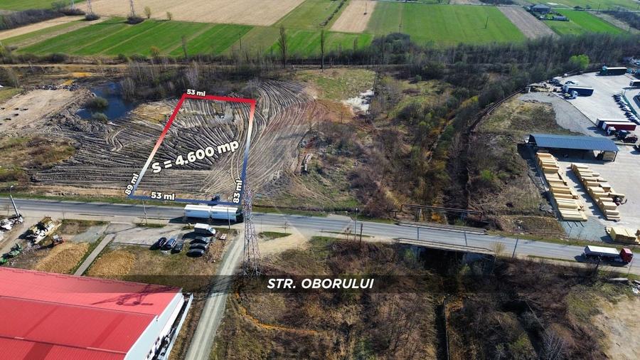 Teren Construcții intravilan de 4600 mp, în Exterior Nord
