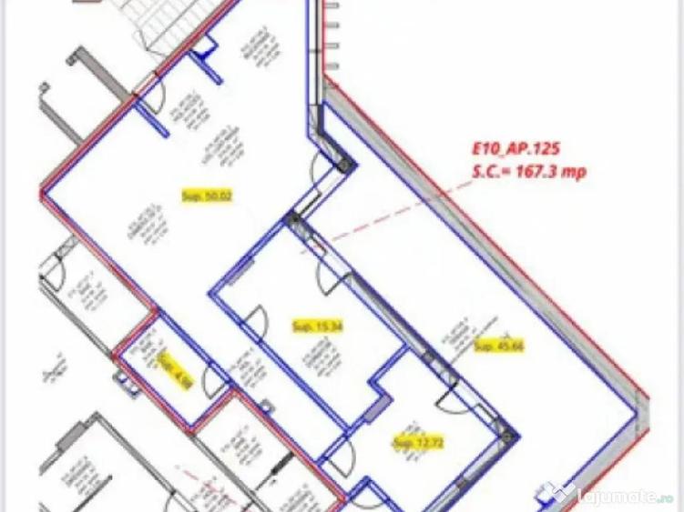 Penthouse 90 mp utili, terasa 40 mp, zona Tudor, Skyline - 3