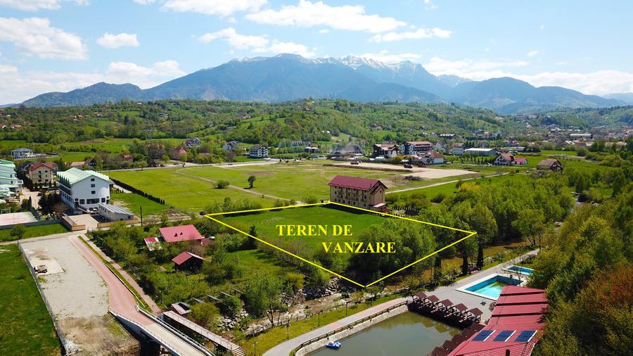 Teren superb in Bran cu parau in spatele lui - 1