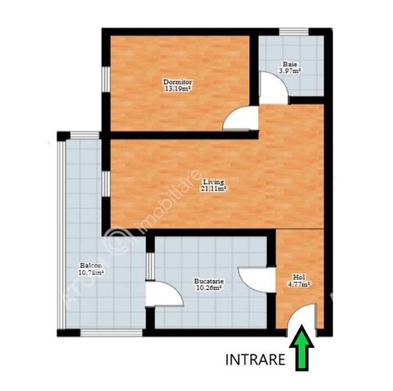 Apartament 2 camere balcon si loc parcare in Selimbar - 7