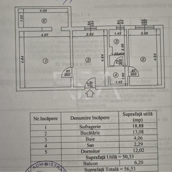 2 camere Parcul Tineretului decomandat, centrala, parcare, an 1986 - 7