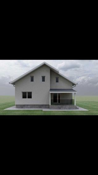 Casa la rosu + teren de 1450 mp in Rediu, Iasi - 3