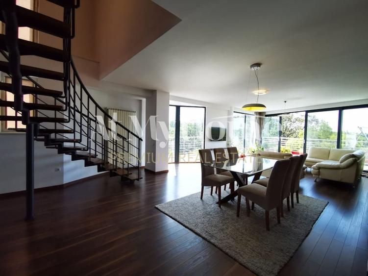 Duplex Spectaculos cu 5 camere, vedere libera Herastrau, mobilat modern, parcare - 7