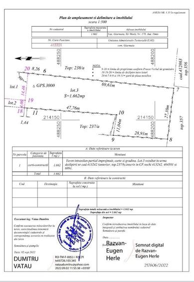 Vand teren in comuna Giarmata - 2