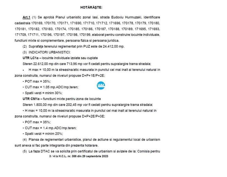 Teren intravilan de vanzare in Iasi, zona Copou - 2