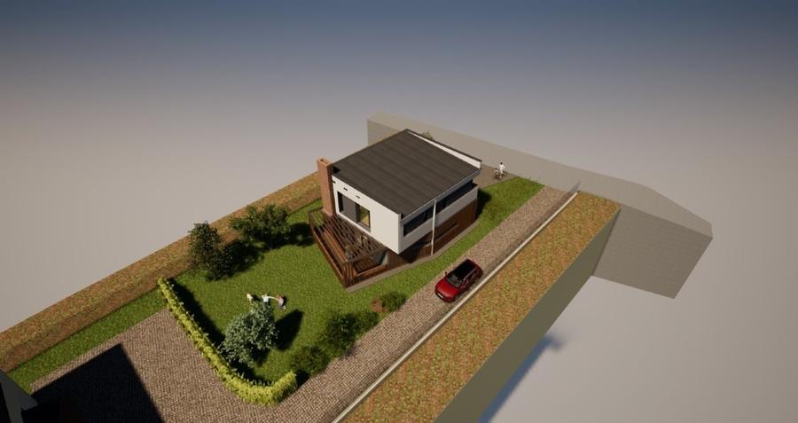 Casă individuală cu 4 camere cu Teren 395 Mp în Baciu