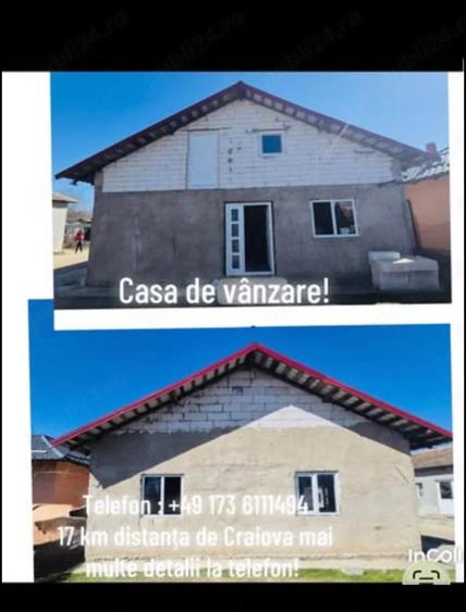 Casă cu 2 camere cu Teren 1750 Mp în Castranova