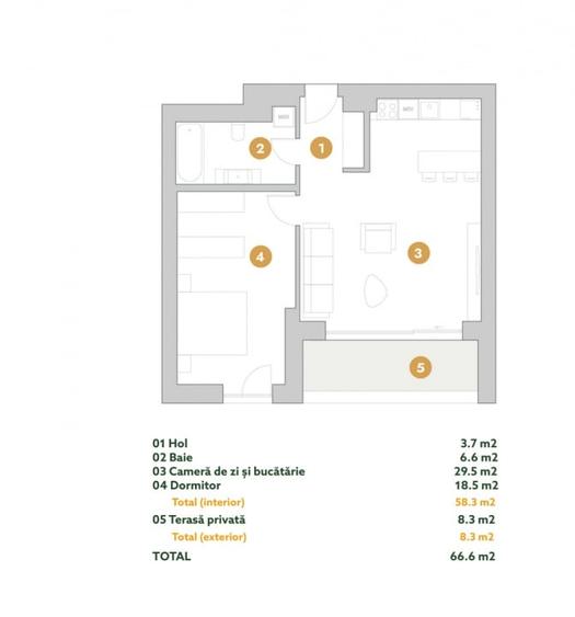 The Ivy*Etaj 2*Bloc faza 1*Vedere gradina*Loc de parcare*Ready to move in - 18