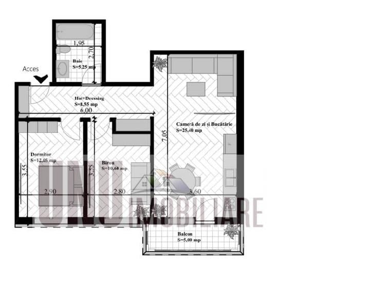 Apartament 3 camere,bloc nou -Bucium Visan - 1