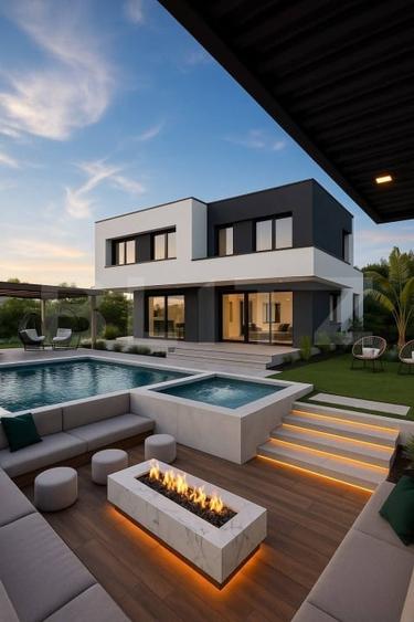 Casa individuala, 280mp, 500 teren, garaj dublu, terasa circulabila, Chinteni! - 3