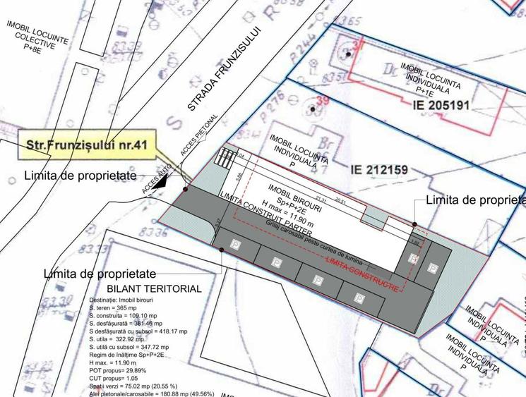 Teren 366mp Autorizatie de constructie S+P+2 - 3