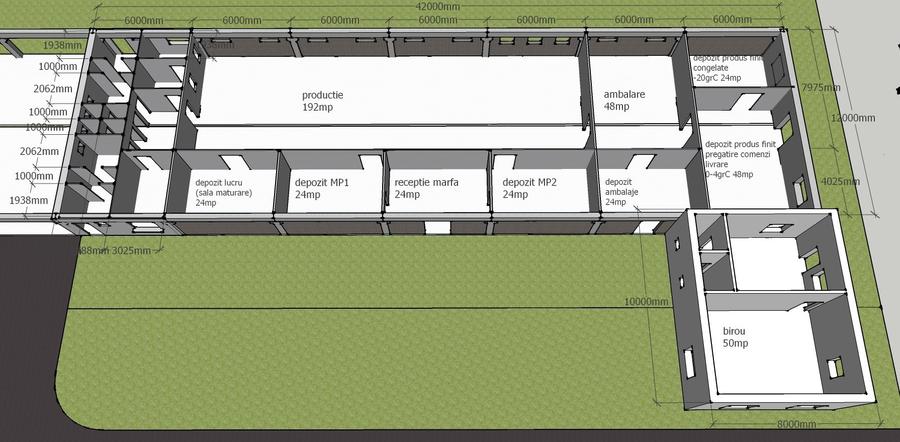 Spatiu productie/ depozitare FRIG/ birouri/ 584mp/ CATERING, carmangerie, - 1
