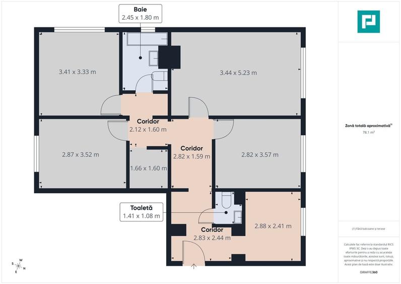 Apartament 4 camere, 2 băi în Freidorf - 6