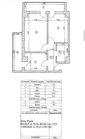 CUG – Apartamente cu 2 camere. bloc din 2020 INTABULAT. View panoramic - 11