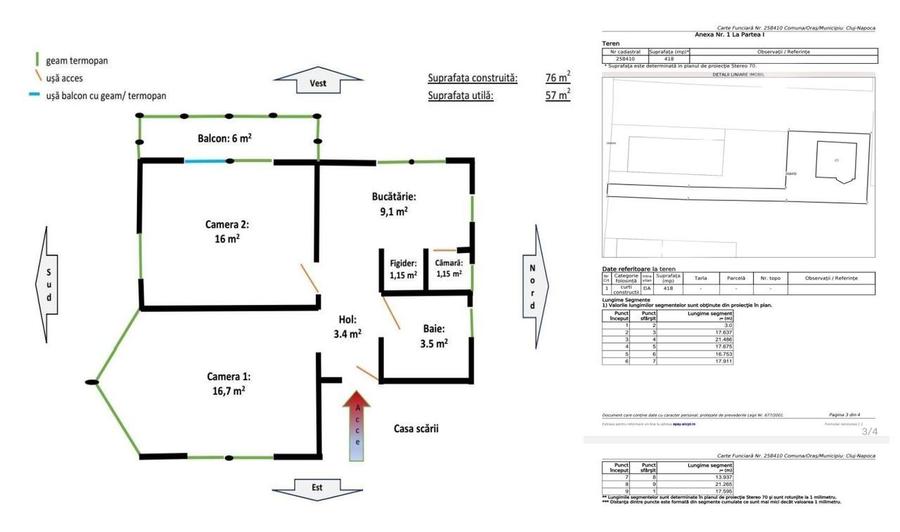Ap. 2 camere 57 m2 utili in vila la et.1 cu loc de parcare ?i curte - 18