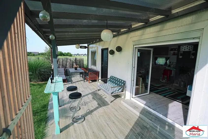 Casa cu teren 10 arii cu casa pe cadre metalice zona Panait Cerna - 13