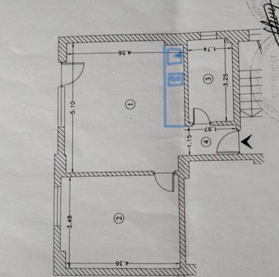 2 Camere -Centrala Proprie | Bloc 2012 | Decebal | Metrou Piata Muncii - 1