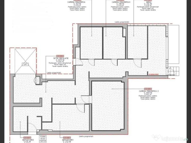 Piata Delfinului sp com, suprafata totala: 360 mp. Inalti... - 5