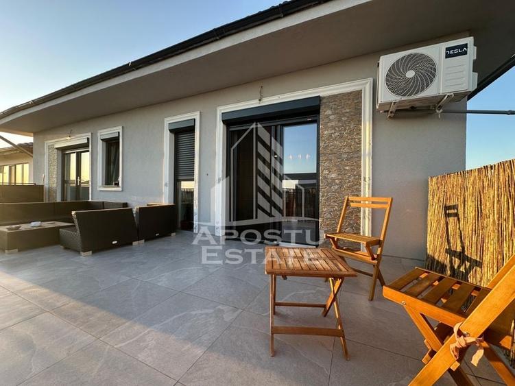 Penthouse cu 3 camere si 2 bai complet mobilat si utilat in Braytim. - 15