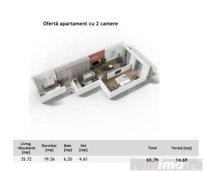 Apartament 2 camere ,65 mp, zona Centrala in cel mai exclusivist bloc din Cluj - 1