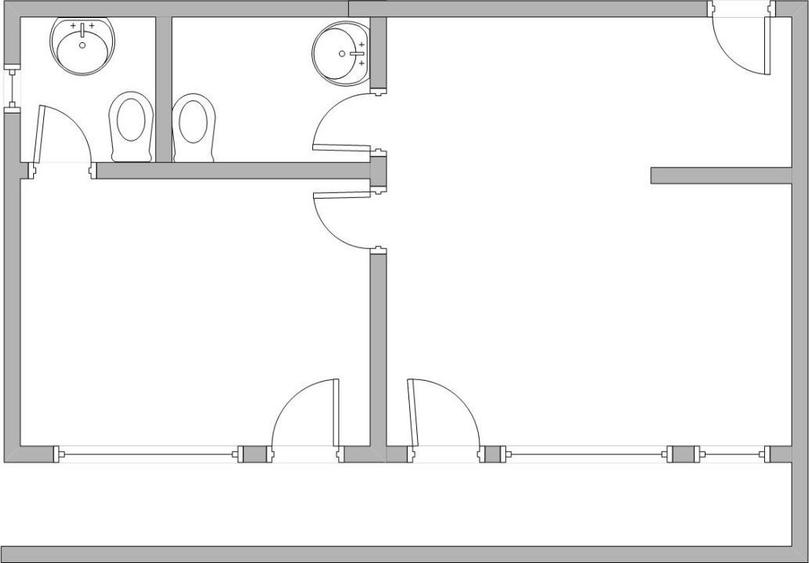 Spatiu comercial 52,17mp, 2 incaperi, parcare, intrare din strada, Ter - 6